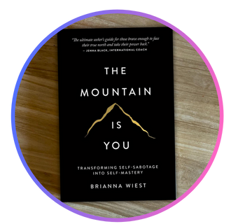 illustrating atomic habit book summary the mountain is you by brianna wiest cover